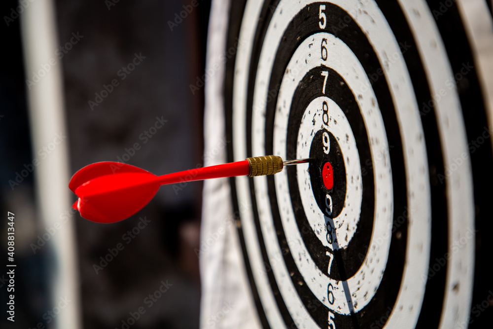 Dart is an opportunity and Dartboard is the target and goal.