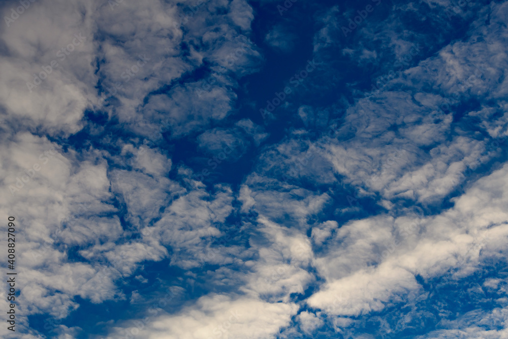 clouds on a blue sky