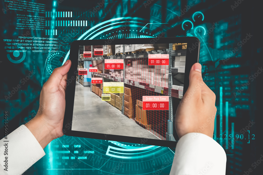 Smart warehouse management system using augmented reality technology to identify package picking and