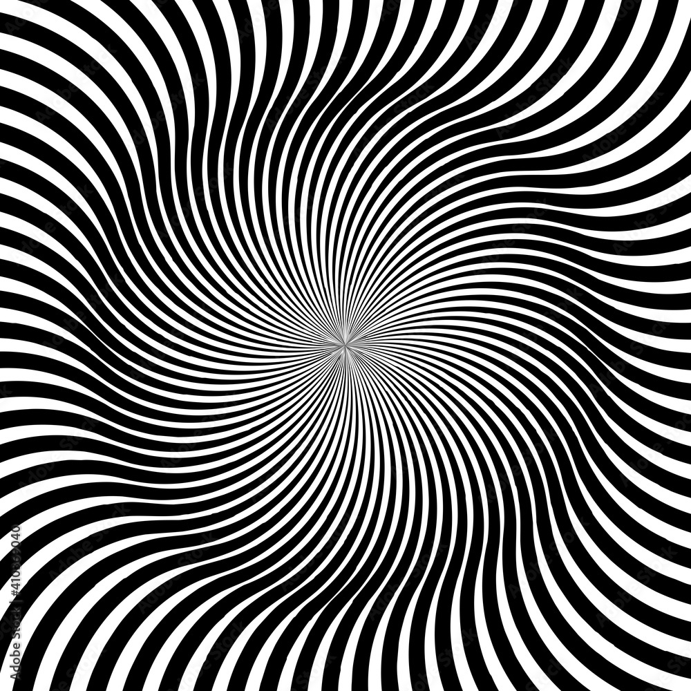 Abstract hypnotic psychedelic background. Vector Illustration EPS10