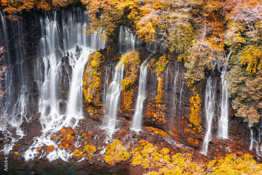 Shiraito Falls in Fujinomiya, Japan