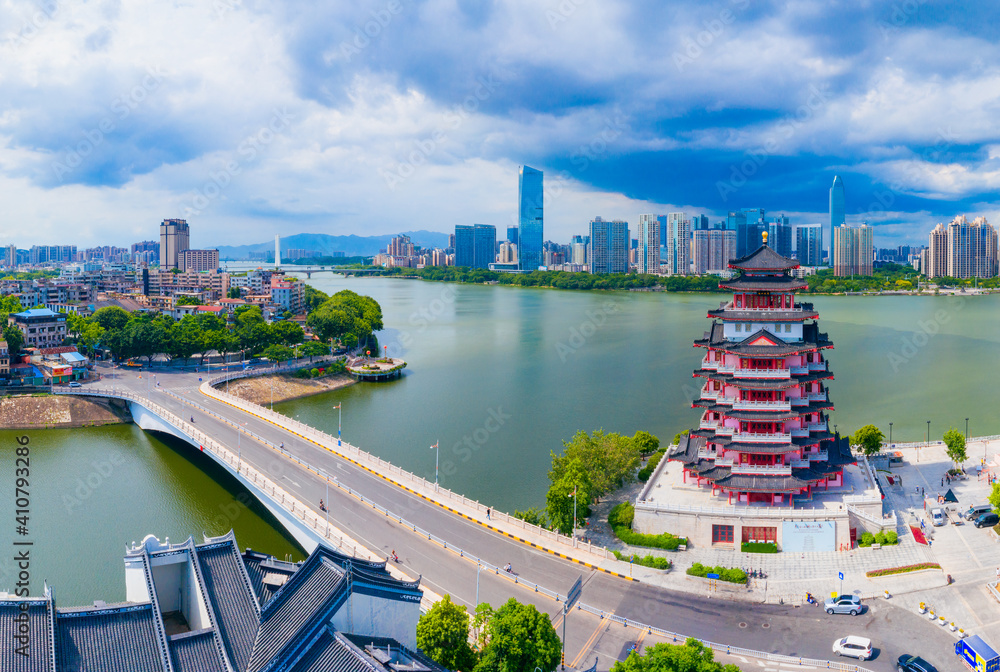 中国广东省惠州市城市风景