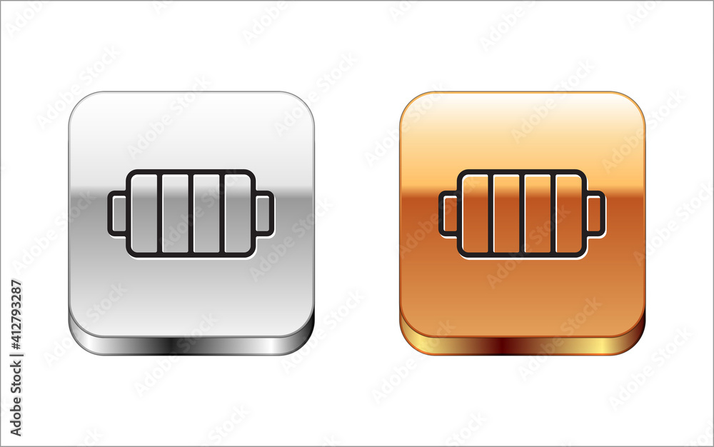 Isometric Barbecue grill icon isolated on white background. BBQ grill party. Red, blue and green squ