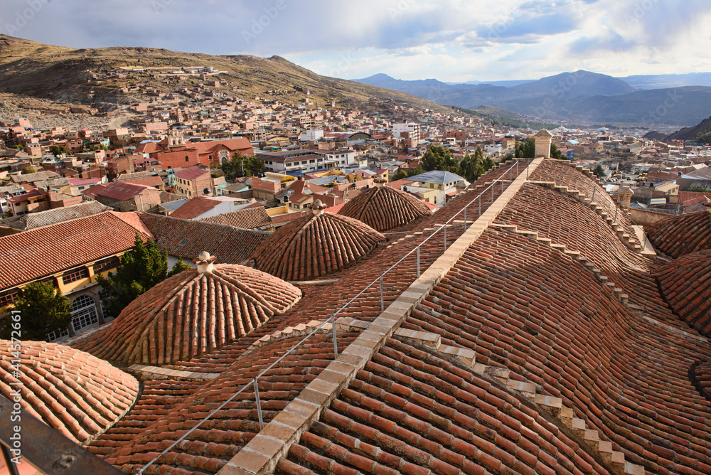 Rooftop view of the San Francisco Church and Convent, Potosí, Bolivia