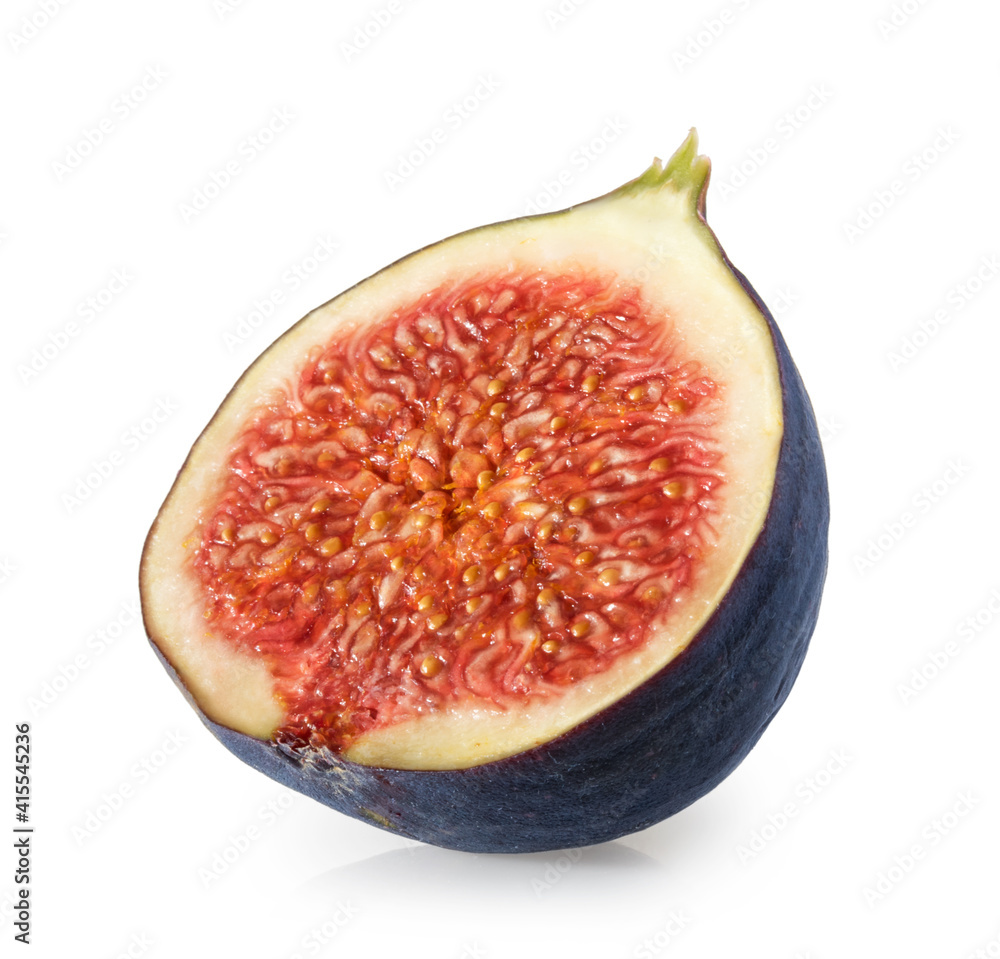 Fig fruit isolated white background