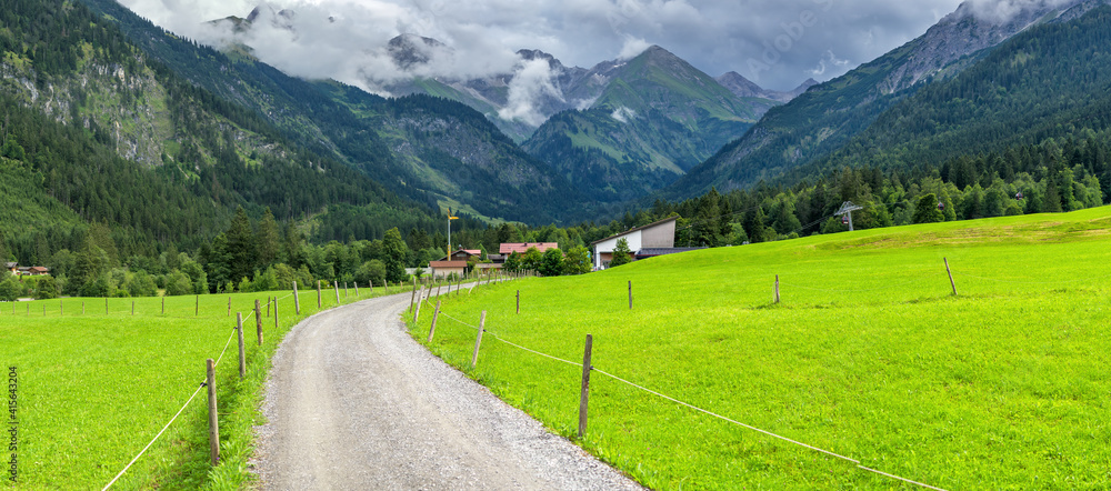 Alps mountain near Fellhorn, Bavaria Germany