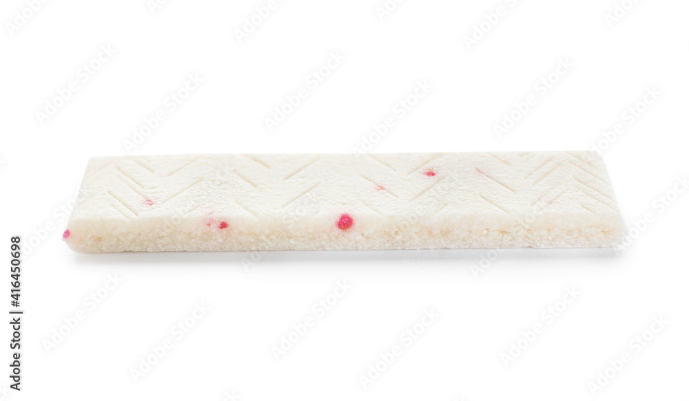 Chewing gum on white background