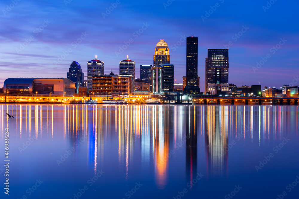 Louisville, Kentucky, USA Skyline on the River