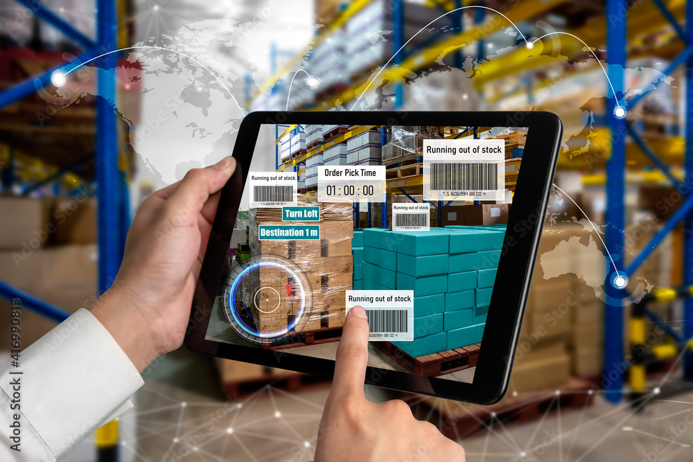 Smart warehouse management system using augmented reality technology to identify package picking and