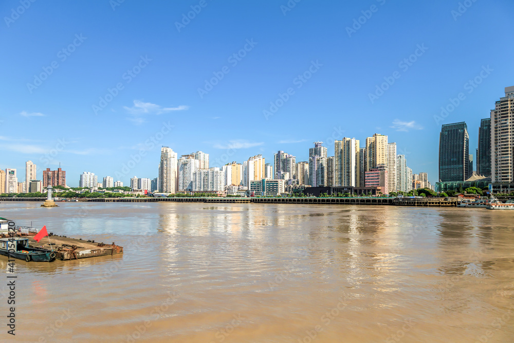 Architecture skyline of Wenzhou, Zhejiang