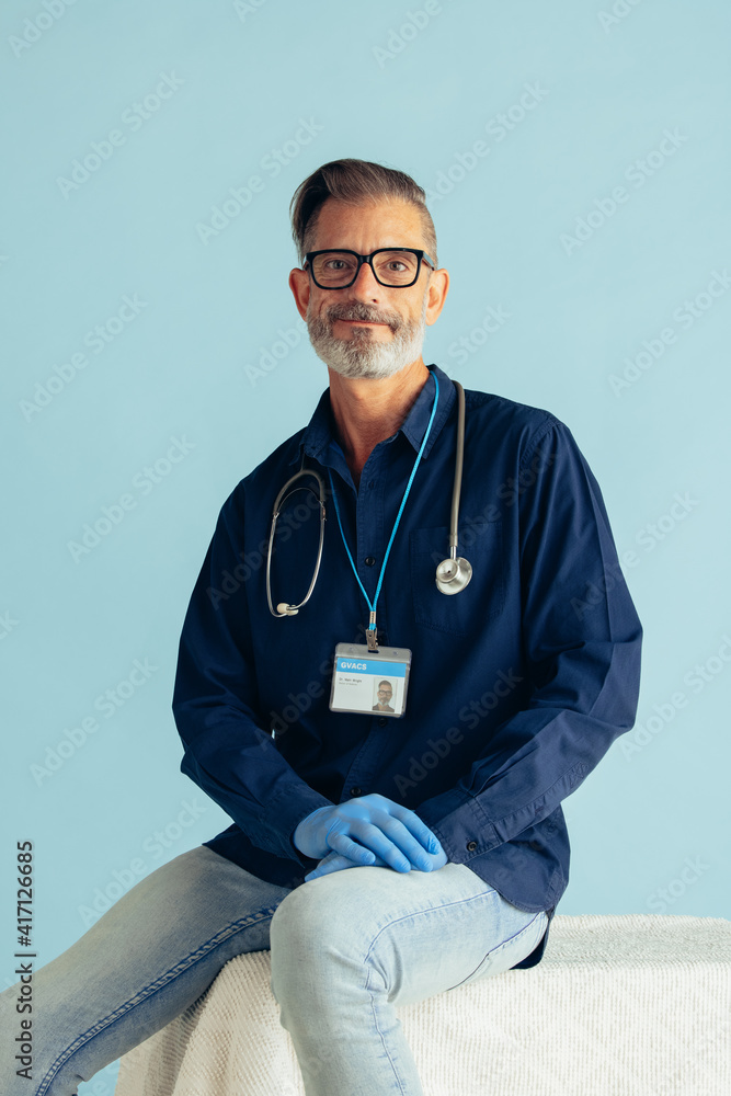 Portrait of a confident mature doctor