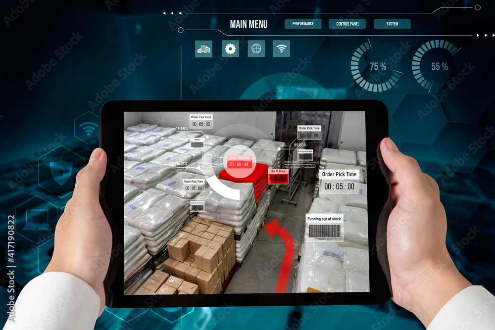 Smart warehouse management system using augmented reality technology to identify package picking and