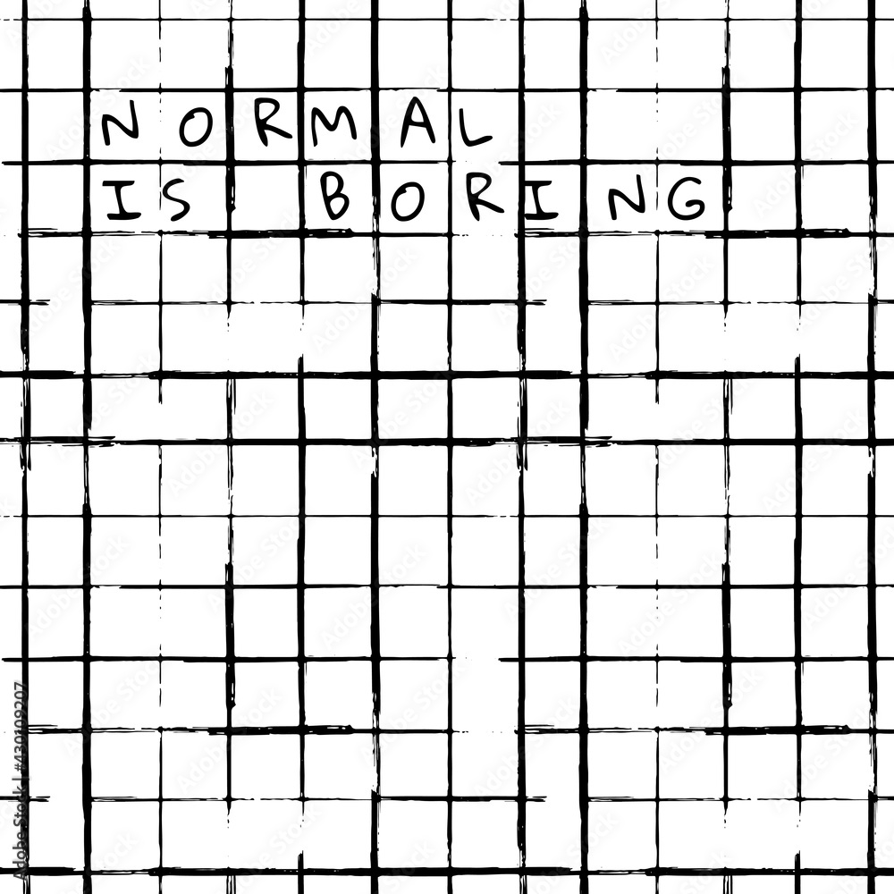 普通网格画笔图案的背景是无聊的文本