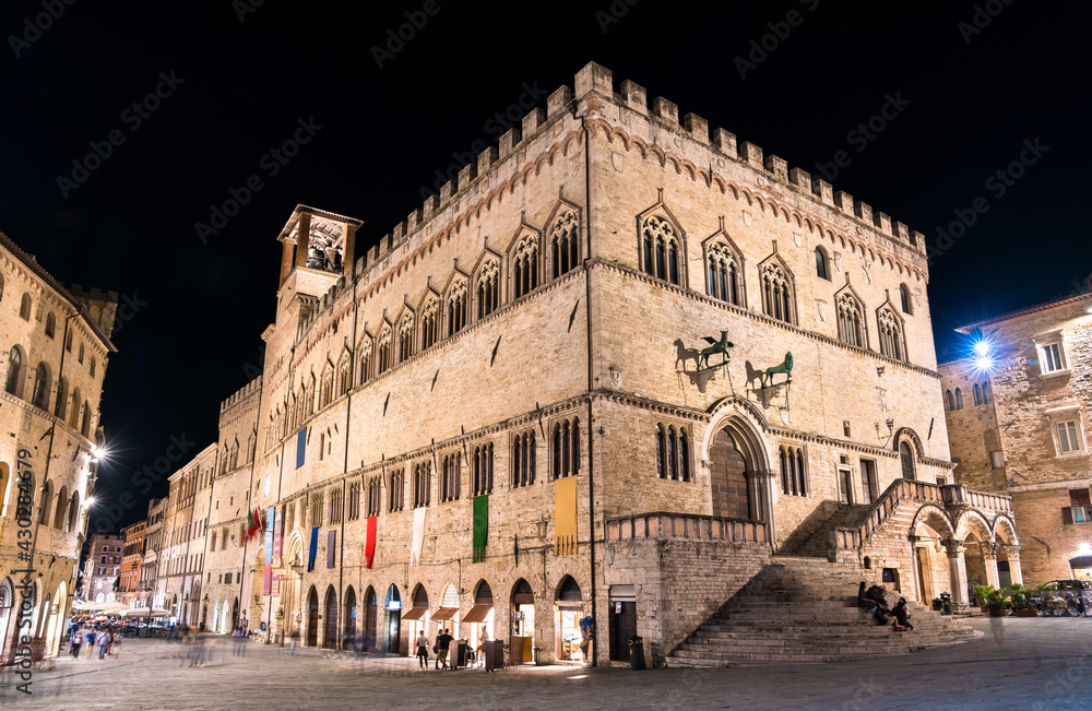 Priori Palace in Perugia, Italy