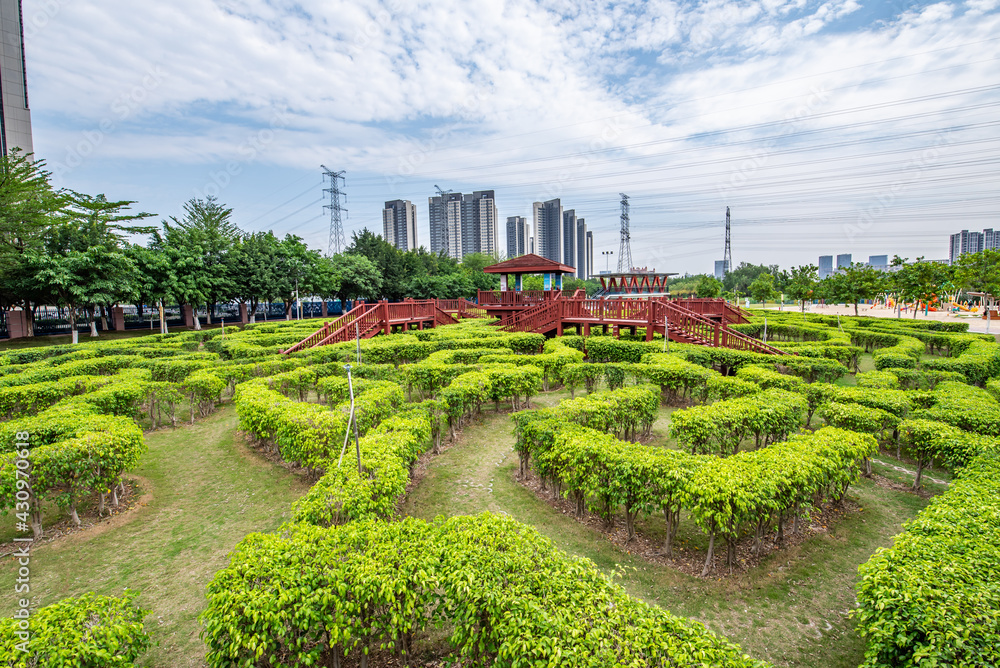 The Wizard of Oz Labyrinth in Nansha Childrens Park, Guangzhou, China