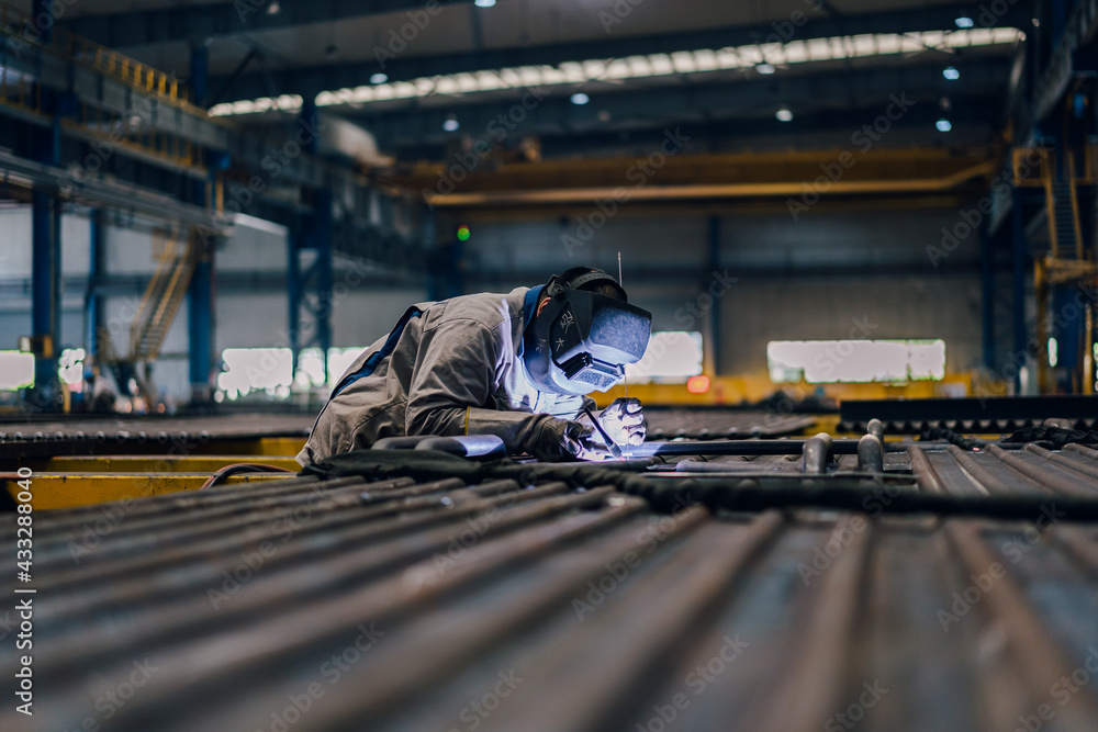 worker working in factory