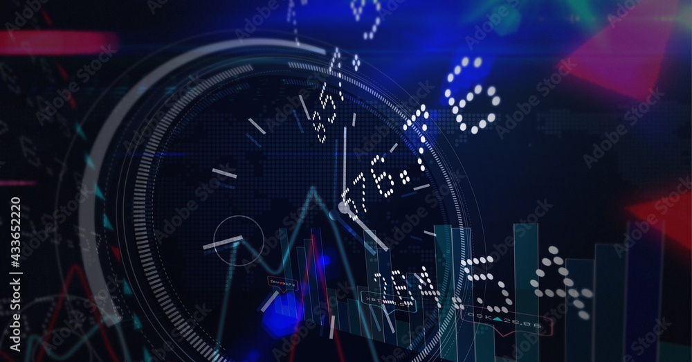 Composition of numbers processing and scope scanning in background