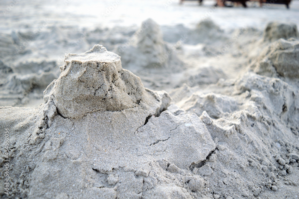 sand castle on the beach