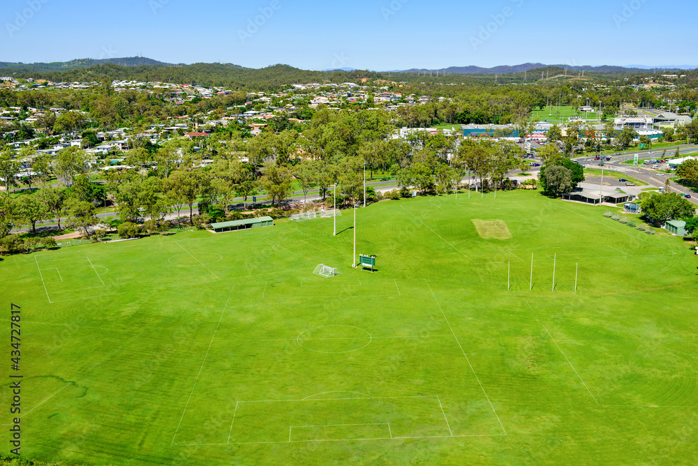 Clinton Soccer fields in Gladstone, Queesnland