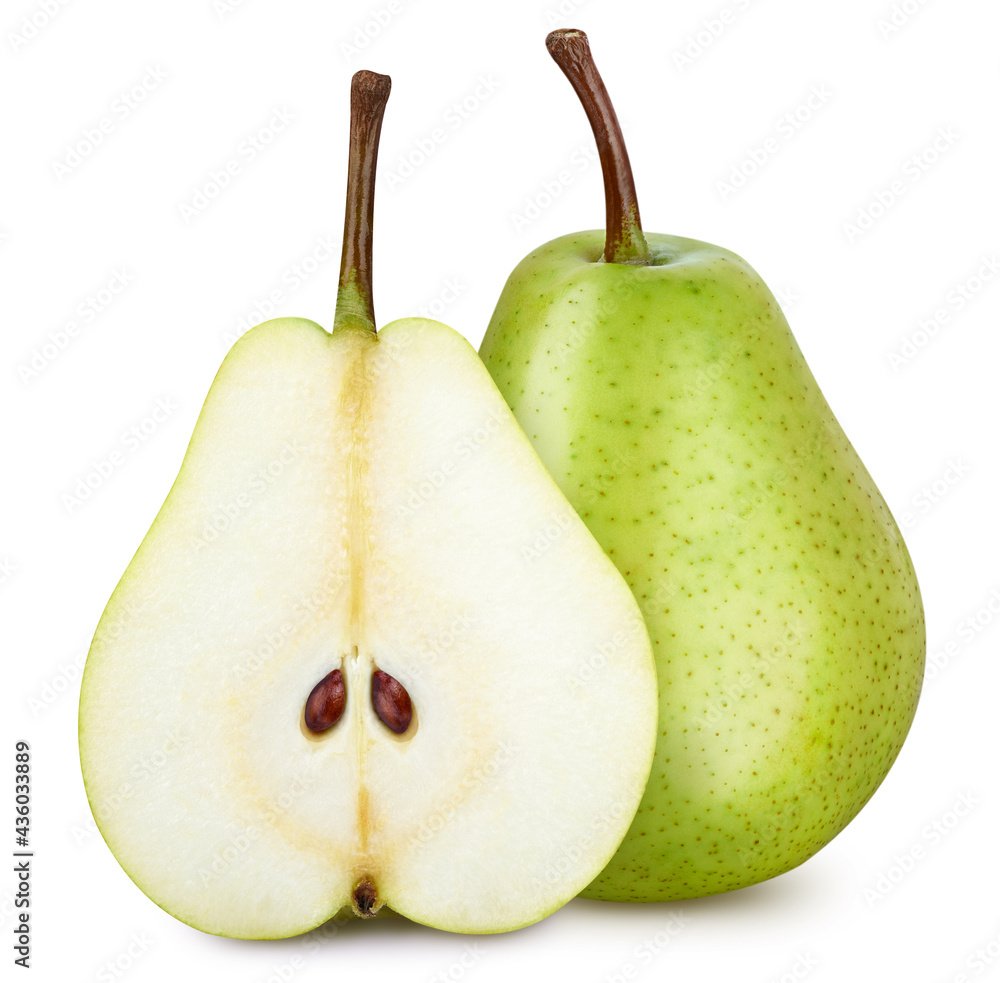 Pear isolated on white background