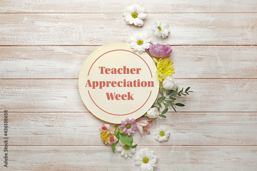 Greeting card for Teacher Appreciation Week