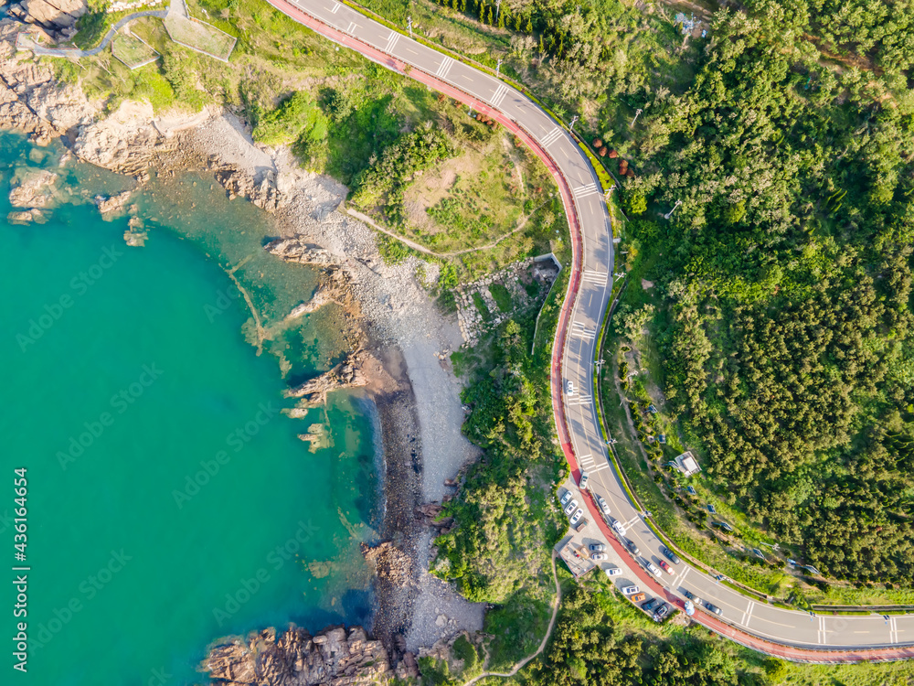 青岛西海岸海岛公路航拍