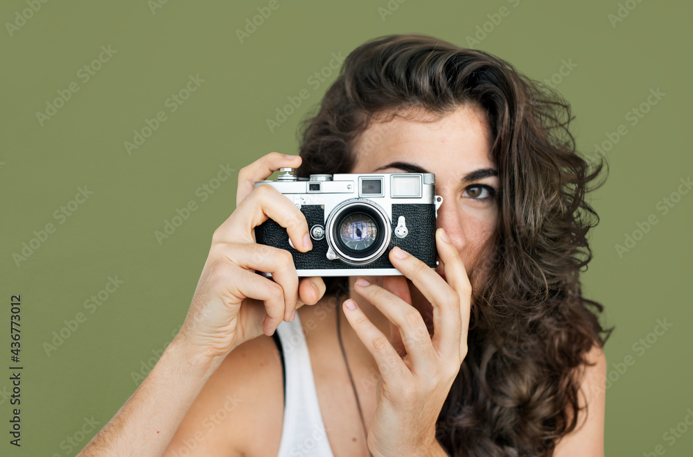 Diverse group portraits featuring a variety of props