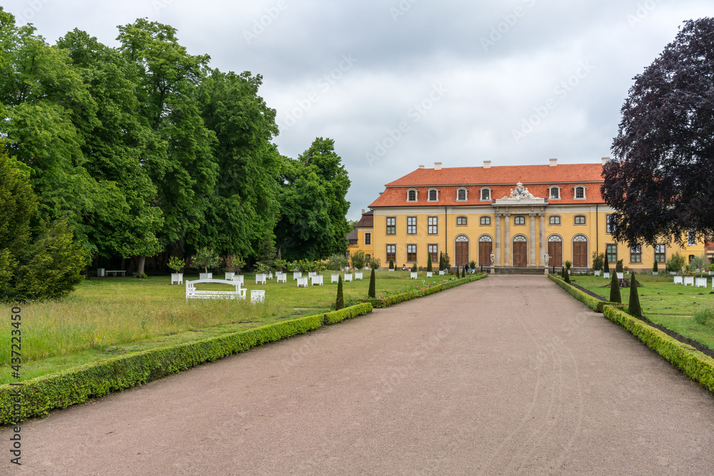 Rococo castle Mosigkau in Saxony-Anhalt, Germany