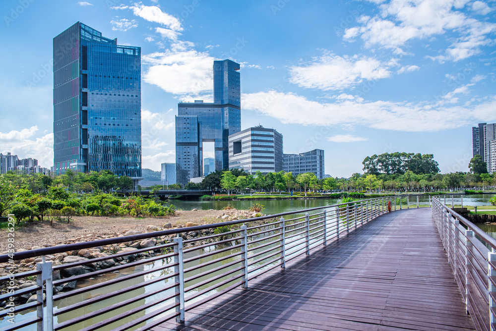 中国广州市南沙区蕉门公园