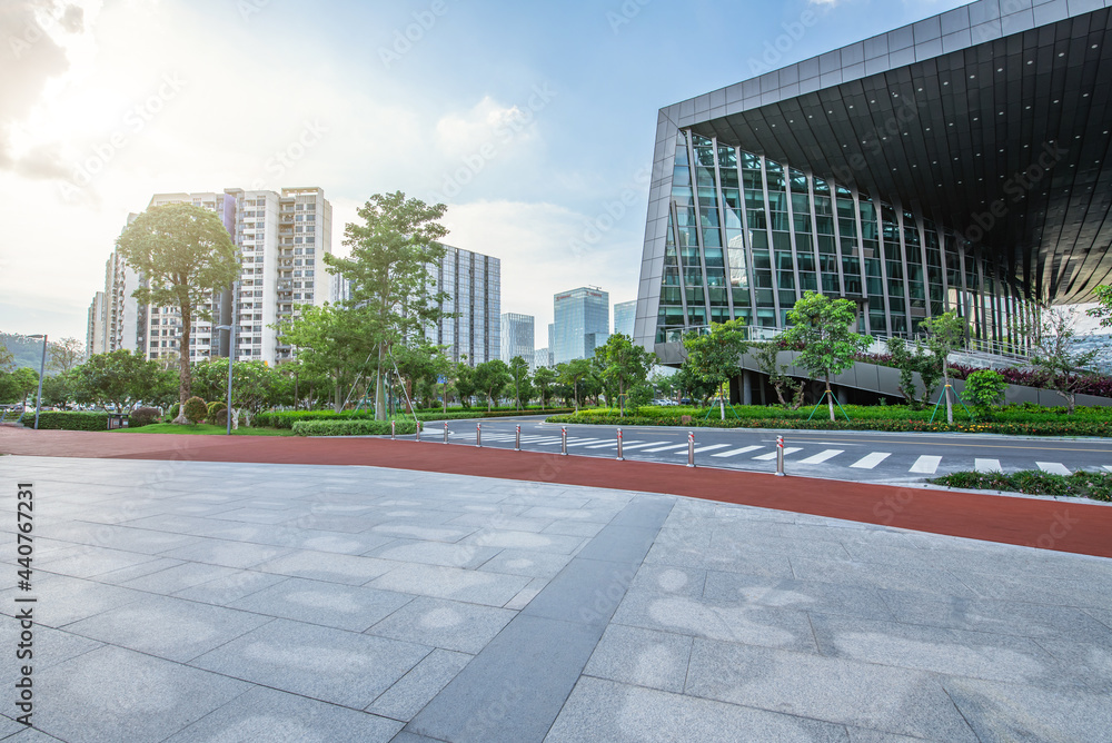 中国广州南沙自由贸易区城市景观