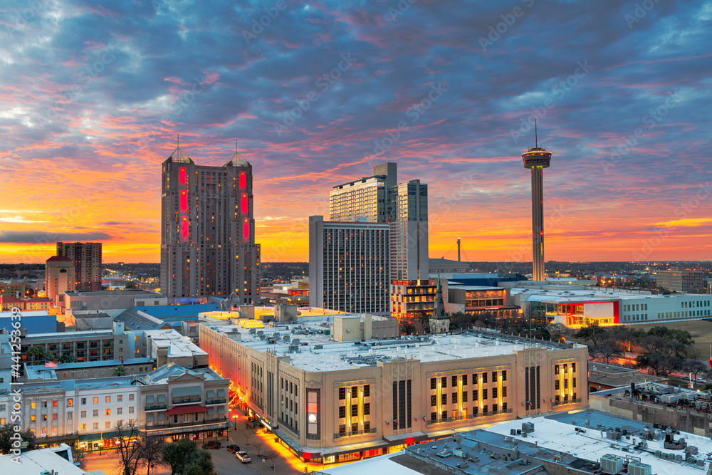 San Antonio, Texas, USA Skyline