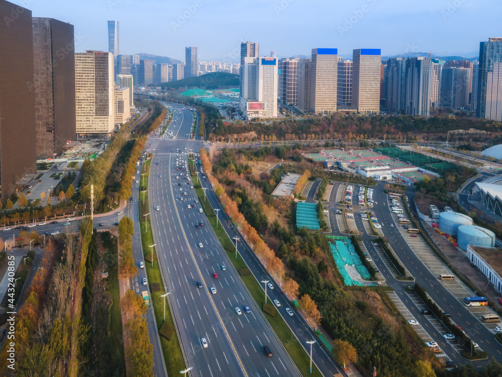 济南现代城市建筑景观