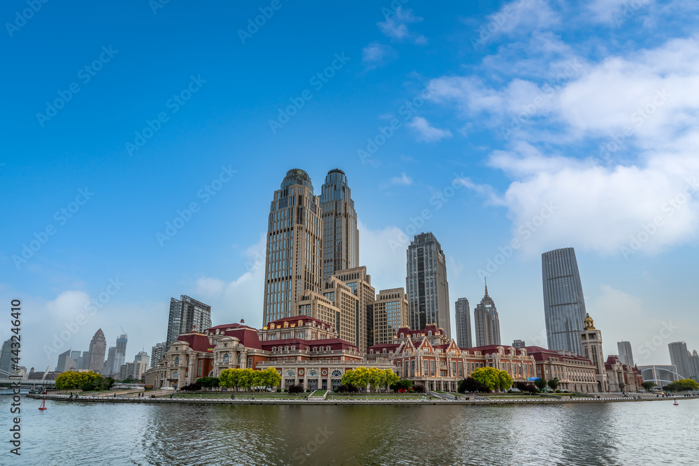 Chinas Tianjin City Architecture Landscape