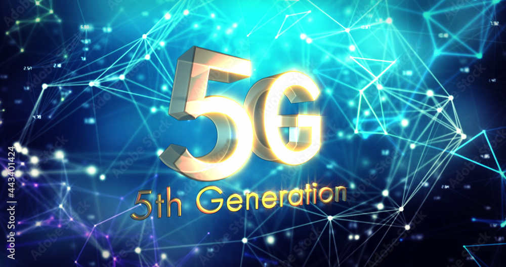 连接网络上的5g第五代文本图像