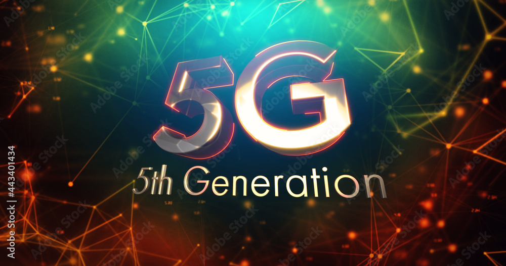 连接网络上的5g第五代文本图像