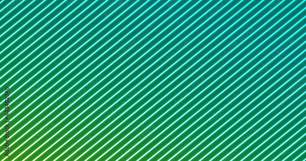 Image of glowing neon green diagonal lines on black background