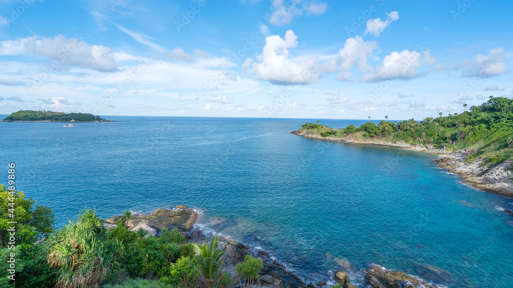 Laem promthep海角的自然景观夏季阳光明媚的日子里美丽的风景安达曼海令人惊叹的景观