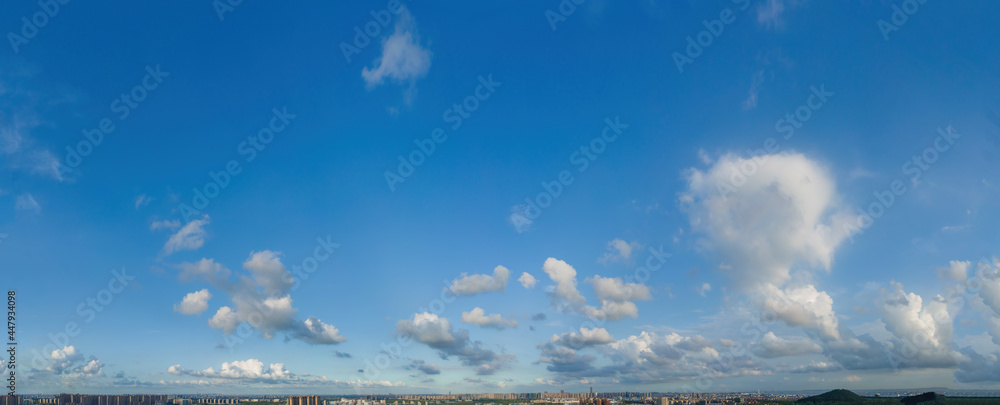 户外天空日落云景观