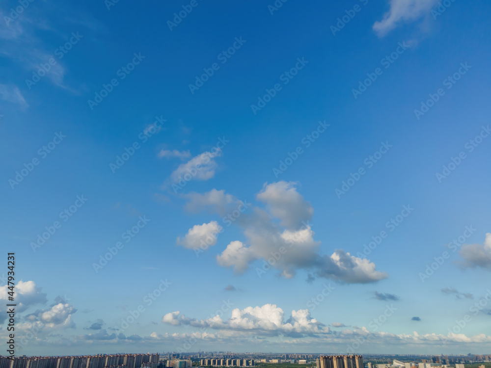 户外天空日落云景观