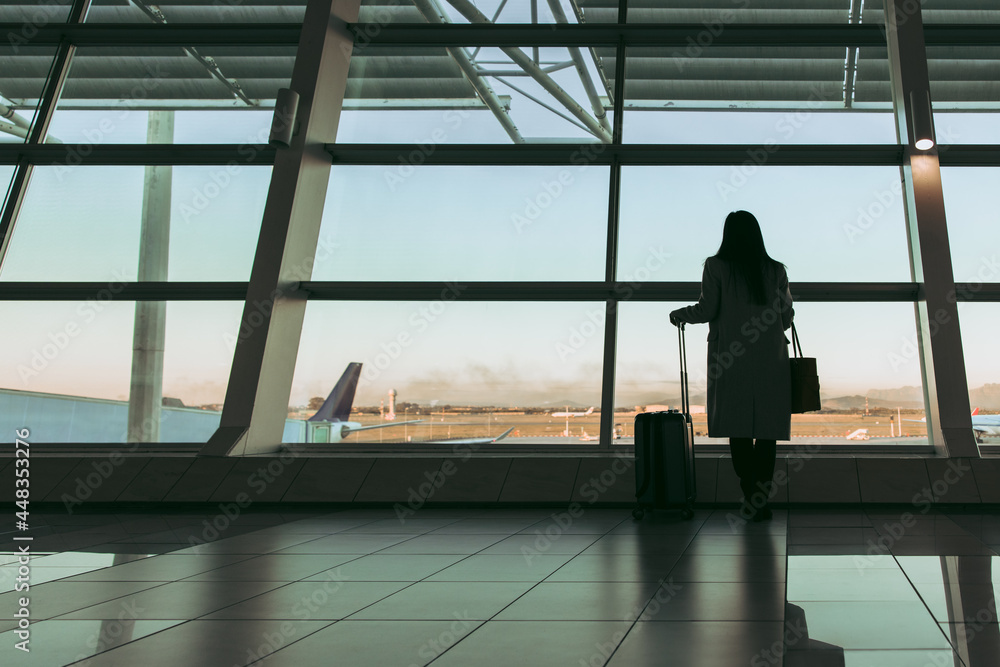 Passengers waiting for flight