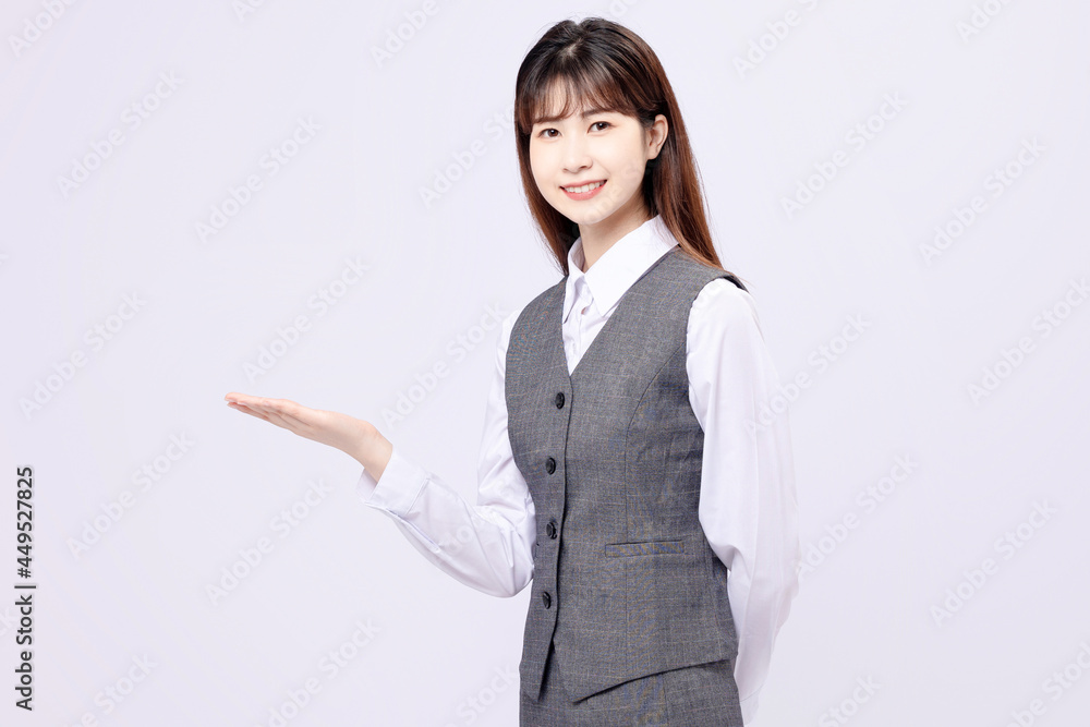 Asian beauty in professional suit