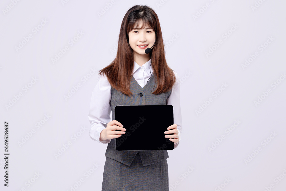 Asian beauty in professional suit