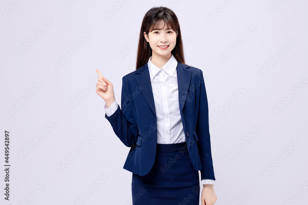 Asian beauty in professional suit