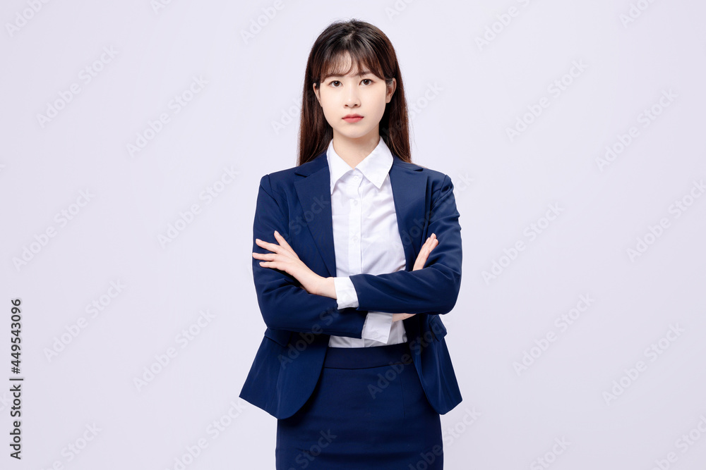 Asian beauty in professional suit