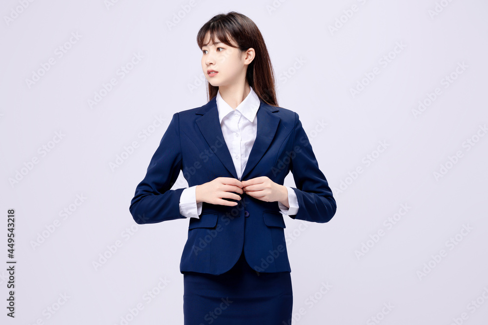 Asian beauty in professional suit