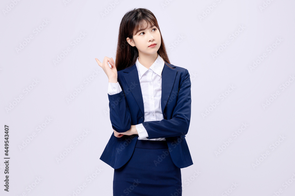 Asian beauty in professional suit