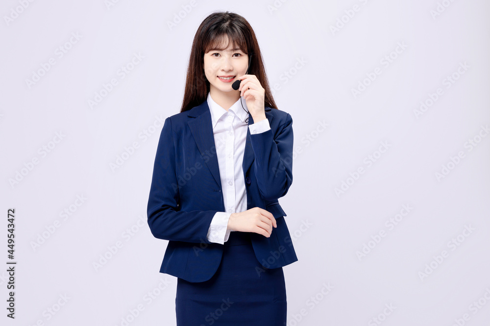 Asian beauty in professional suit