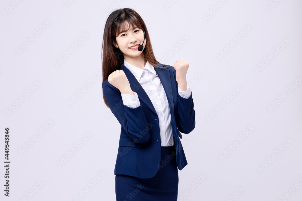 Asian beauty in professional suit