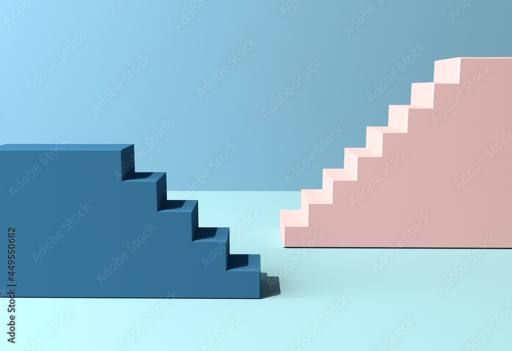 Stairs - Abstract minimal background