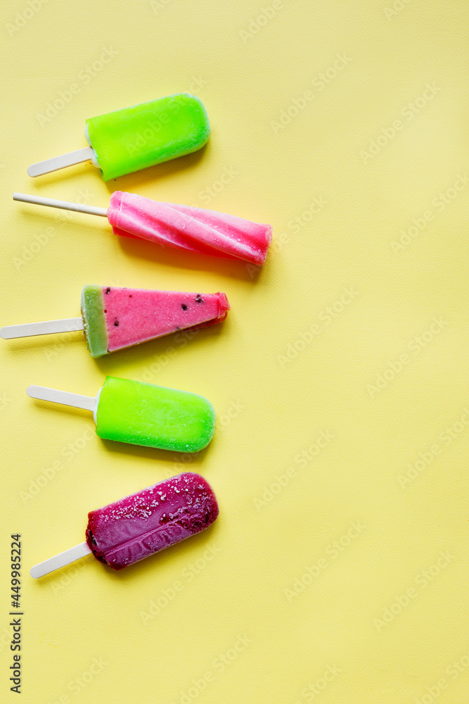 Ice Pop Flavored Ice Frozen Dessert甜味概念